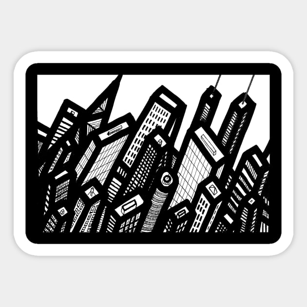 Cityscape Sticker by Ideacircus